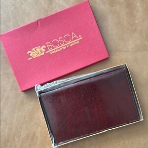 Bosca Brown Leather Wallet/Card Holder